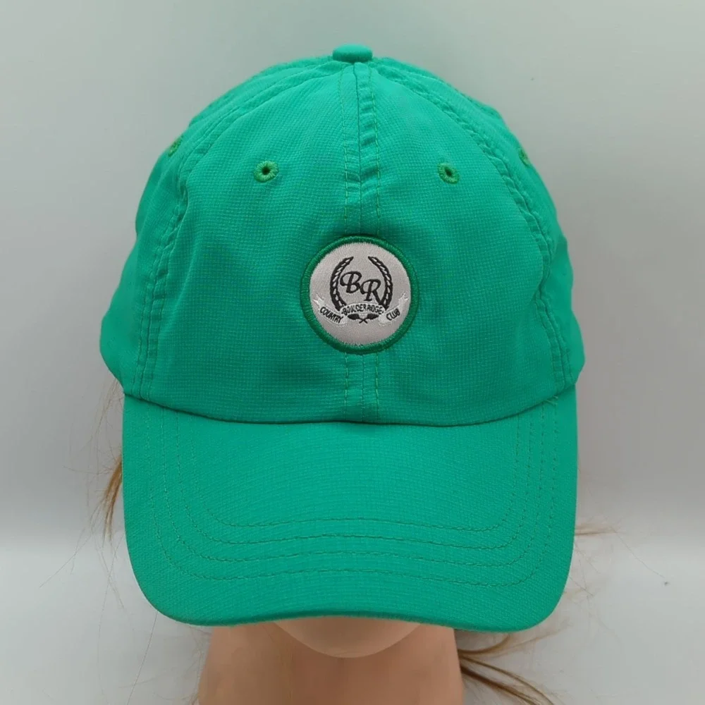 Boulder Ridge Country Club Hat Golf Cap Green Adjustable Ouray